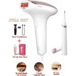 Philips Ipl Lazer Epilasyon Cihazı, 2 Akıllı Başlık (Vücut ve Yüz Başlığı), + Tüy Alma Cihazı +Tıraş Makinesi + Lambader (Onerous)