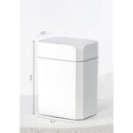 Karen Banyo Otomatik Sensörlü Çöp Kovası Beyaz 18 Lt 4147-02 - Görsel 3