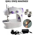 Dikiş Makinesi Mini Pedallı Elektrikli - Görsel 2