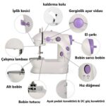 Dikiş Makinesi Mini Pedallı Elektrikli - Görsel 4