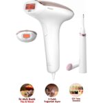 Philips Ipl Lazer Epilasyon Cihazı, 2 Akıllı Başlık (Vücut ve Yüz Başlığı), Cilt Tonu Sensörü, Compact Kalem Düzeltici, Uzun Ömürlü Kullanım+ Mutfak Tartısı (Onerous)