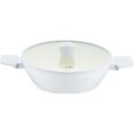 Jumbo Swiss Crystal Light Grey Basık Tencere 26 cm