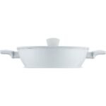 Jumbo Swiss Crystal Light Grey Basık Tencere 26 cm - Görsel 2