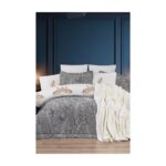 Çeyiz Diyarı Defne 10 Parça Battaniyeli Çeyiz Seti Bej