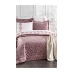 Çeyiz Diyarı Yakut 10 Parça Battaniyeli Çeyiz Seti Gül Kurusu