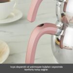 Karaca Belinay İndüksiyon Tabanlı Midi Rose Çaydanlık Takımı - Görsel 3