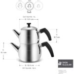 Karaca Alim Indüksiyon Tabanlı Midi Boy Çaydanlık - Görsel 2