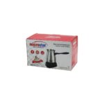 Go İthalat Çelik Elektrikli Cezve Türk Kahve Makinesi - 6 Fincan Tak-Çıkar Kulp 400ML MSR-7600 (4989) - Görsel 2