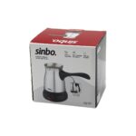 Go İthalat Çelik Elektrikli Cezve Türk Kahve Makinesi - 6FİNCAN=500ML 360 Derece Kablosuz Kullanım Katlanır Kulp 600W SCM-2991 (4989)