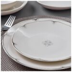 Güral Porselen Camelia  54 Parça 12 Kişilik Yemek Takımı 67101 - Görsel 4