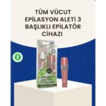 Astraltech 3 Başlıklı Kadın Yüz ve Vücut Tüy Temizleme Makinesi