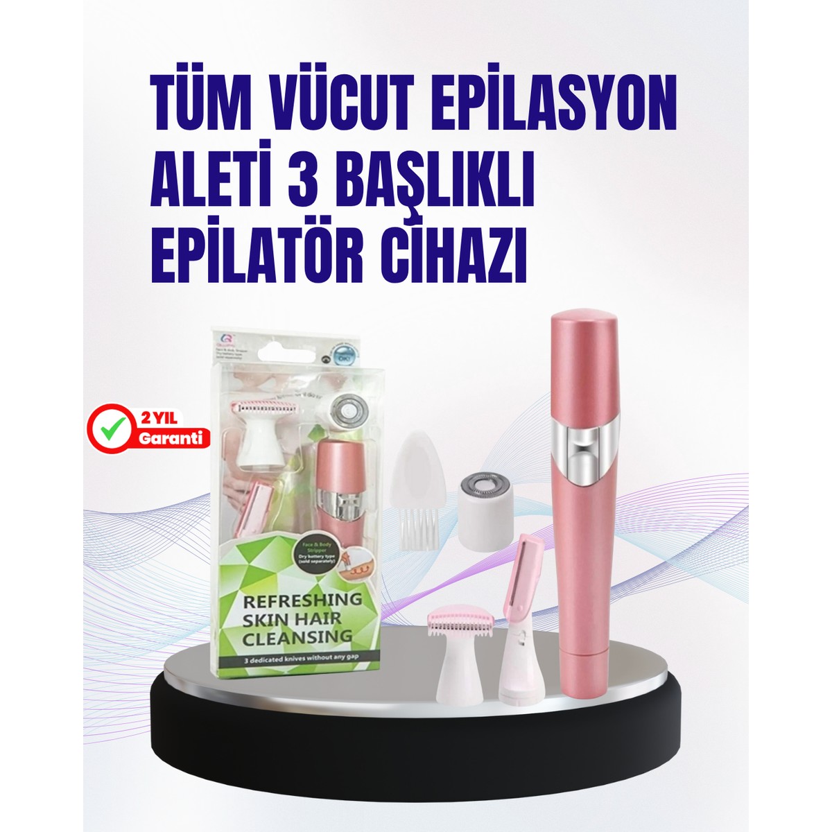 110001220863345.jpg Astraltech Ev Tipi Profesyonel Epilasyon Cihazı – Pembe - Görsel 1
