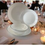 IKEA Oftast 6 Kişilik Yaldızlı 24 Parça Yemek Takımı Pltn