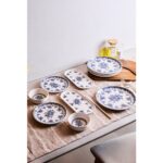 Perotti Antik Mavi 10 Parça 4 Kişilik Kahvaltı Takımı - Görsel 4