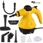 Valkyrie 2500W El Tipi Buharlı Temizleyici – 3 Bar Basınç, 360° Döner Başlık, 9 Parça Aparatlı, Çok Amaçlı Kullanım