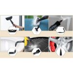 Valkyrie 2500W El Tipi Buharlı Temizleyici – 3 Bar Basınç, 360° Döner Başlık, 9 Parça Aparatlı, Çok Amaçlı Kullanım - Görsel 2