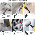 Valkyrie 2500W El Tipi Buharlı Temizleyici – 3 Bar Basınç, 360° Döner Başlık, 9 Parça Aparatlı, Çok Amaçlı Kullanım - Görsel 4