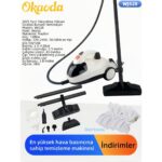 Buharlı Çok Amaçlı Temizlik Makinesi Halı, Koltuk, Fayans, Cam ve Zemin Için