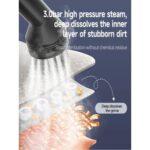 9'lu Çok Fonksiyonlu Buharlı Temizleme Makinesi, 1350W, 550ML, 3m Kablo, 120° - Görsel 5