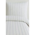 PureText | Purelight |  Yıkamalı Iplik Boya Pamuklu Çift Kişilik Nevresim Takımı | 200X220CM | Mavi - Görsel 5