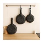 Cem Dilimli Granit Döküm Tava Seti 3 Lü Tava Seti 20 cm - 24 cm - 28 cm