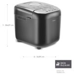 Hall Breathe Çok Fonksiyonlu Reçel, Yoğurt, Hamur ve Ekmek Yapma Makinesi Siyah - Görsel 2