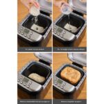 Hall Breathe Çok Fonksiyonlu Reçel, Yoğurt, Hamur ve Ekmek Yapma Makinesi Siyah - Görsel 5