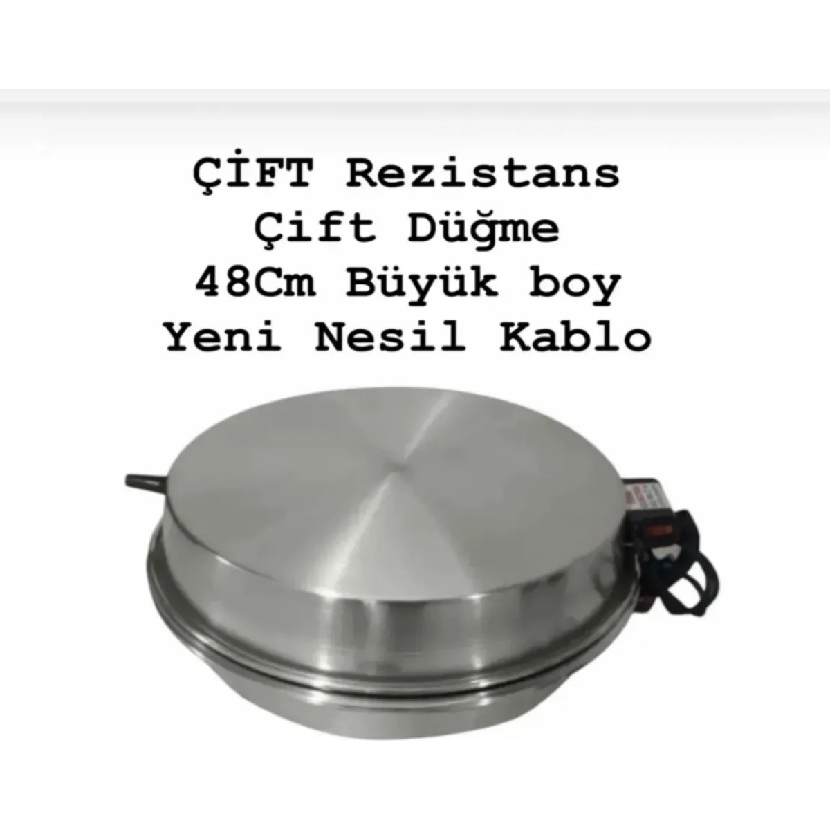 110001224171976.jpg Hall Breathe Elektrikli Fırın 49CM, Lahmacun, Lavaş, Gözleme, Ekmek Yapım Aracı - Görsel 1