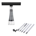 Hall Breathe Şarjlı 140ML Su Tanklı, LED Işıklı Vakumlu Pencere Temizleme Cihazı - Görsel 4