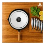 Amboss Vento Döküm 36 cm Kapaklı Balık Tavası