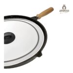 Amboss Vento Döküm 36 cm Kapaklı Balık Tavası - Görsel 4