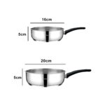 Amboss Siena Pro 2 Parça Paslanmaz Çelik Tava Seti - Görsel 5