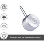 Karaca Fiorino Indüksiyon Tabanlı 3 Parça Mini Sütlük Set - Görsel 4