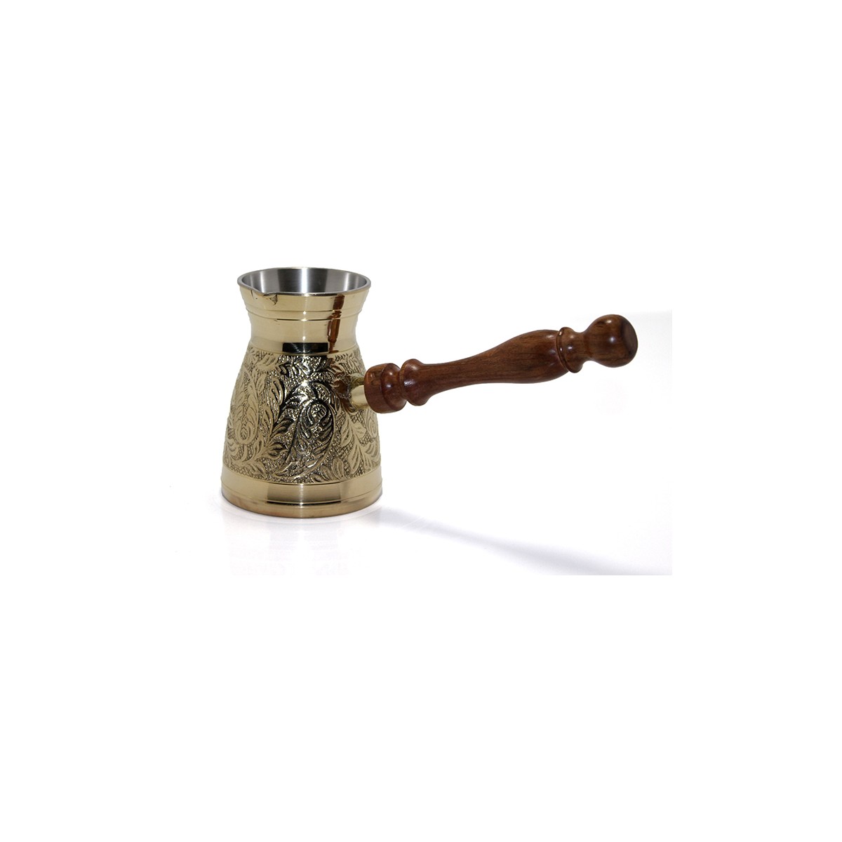 110001224958338.jpg Pirinç Cezve 4.75'' Inç Model 2 - Görsel 1