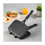 Amboss Vento Döküm Ocak Üstü Tost Makinesi – Siyah