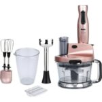 Pembe Tost Makinesi ve Rose Blender Seti, 2000 W, Şık ve Kullanışlı Tasarım - Görsel 3