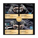 Lovyco Portatif Araba Vakum Süpürge USB Ofis Ev Halı Için Şarj Edilebilir Mini Elektrikli Süpürge USB Şarj - Görsel 4