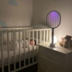 Buffer® USB Şarjlı Beyaz Renk Kendiliğinden Standlı Şarj Göstergeli Uv Işıklı Sinek Öldürme Raketi LTD-718 - Görsel 3