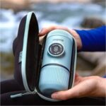 Buz Mavisi El Tipi Espresso Makinesi, Pratik ve Şık Kahve Keyfi - Görsel 3