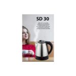 Dijitsu Kettle 1.2 Lt Gri Renk Çelik Malzeme Otomatik Kapanma ve Enerji Tasarruflu - Görsel 2