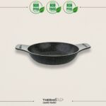 Döküm Güveç Sahan 18 cm Kendinden Saplı Gri, Dayanıklı ve Şık Mutfak Gereci