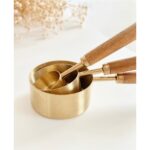 Kahverengi 3'lü Ölçü Kaşığı Seti, Pratik ve Şık Mutfak Gereci - Görsel 2