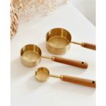 Kahverengi 3'lü Ölçü Kaşığı Seti, Pratik ve Şık Mutfak Gereci - Görsel 3