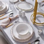 Evaliza Lace Gold 85 Parça 12 Kişilik Yemek Takımı - Görsel 2