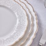 Evaliza Lace Gold 85 Parça 12 Kişilik Yemek Takımı - Görsel 5