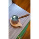 Börte Store Osmanlı Motifli, Ahşap Saplı, Bakır Kahve Cezvesi 4 Kişilik - Görsel 4