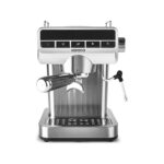 Süt Köpürtücü ve Basınçlı Espresso Makinesi 1,5l Inox, Çok Fonksiyonlu Kahve Makinesi