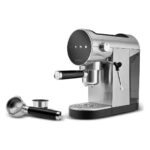 Dijital Inox Kahve Makinesi, 20 Bar, Öğütülmüş ve Kapsül Kahve Seçenekleri