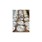 Rossev Yemek Takımı Blue Garden 67 Parça 12 Kişilik