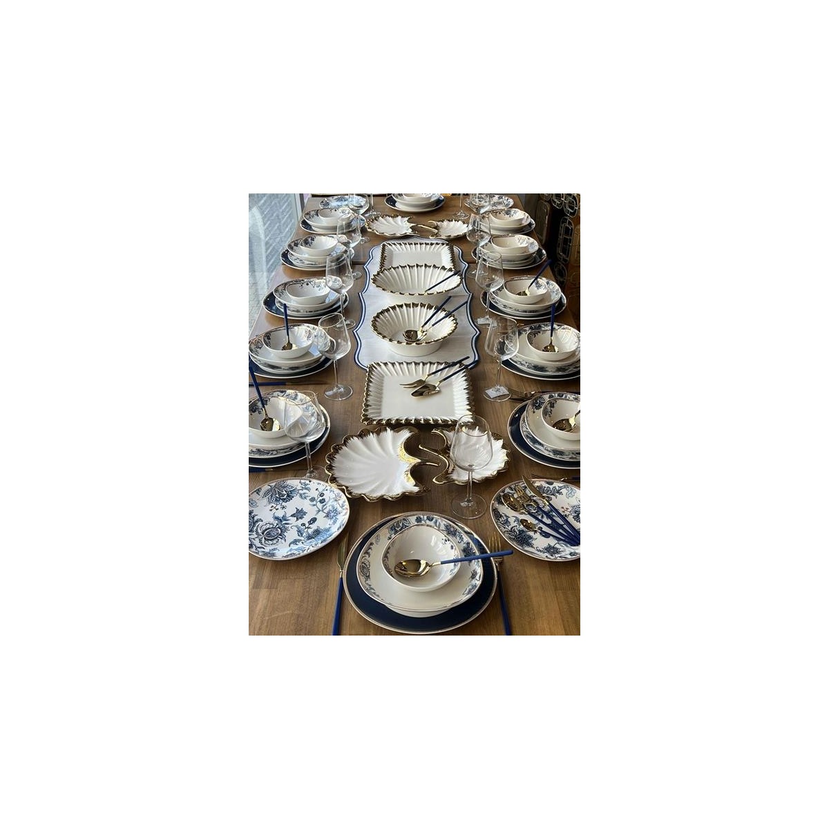 110001226078498.jpg Rossev Yemek Takımı Marenza 157 Parça 12 Kişilik - Görsel 1